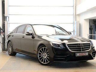 2017 Mercedes-Benz S-Класс 560 VI (W222, C217) Рестайлинг, чёрный, 7300000 рублей, вид 2