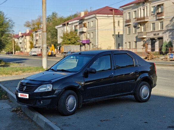 2011 Renault Logan I Рестайлинг, чёрный, 415000 рублей - вид 2