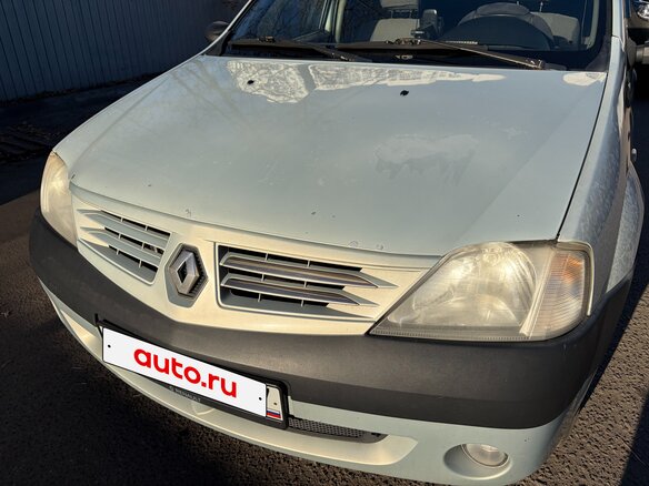 2008 Renault Logan I, серый, 300000 рублей - вид 10