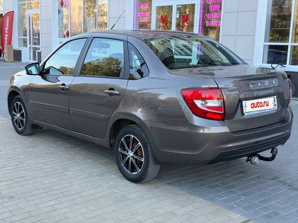 2018 Lada (ВАЗ) Granta I Рестайлинг, коричневый, 495000 рублей - вид 3