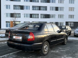 2006 Hyundai Accent ТагАЗ II, чёрный, 400000 рублей, вид 4
