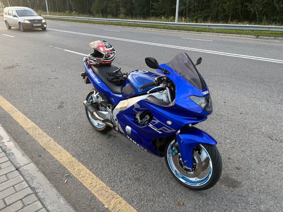 1996 Yamaha YZF600R Thundercat, синий, 350000 рублей