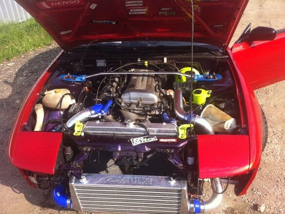 1990 Nissan 200SX S13, пурпурный, 1600000 рублей - вид 17