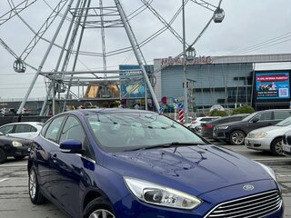 2017 Ford Focus III Рестайлинг, синий, 1250000 рублей, вид 2