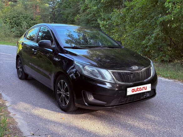 2012 Kia Rio III, чёрный - вид 5