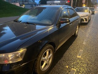 2007 Hyundai Sonata V (NF), чёрный, 950000 рублей, вид 1