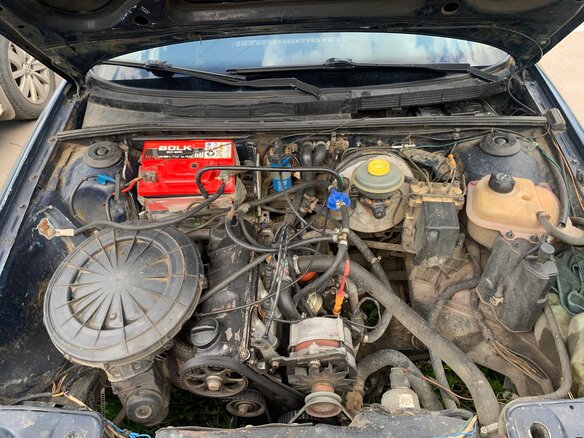 1988 Audi 80 IV (B3), синий, 90000 рублей - вид 6