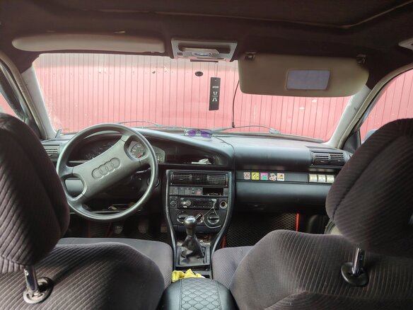 1992 Audi 100 IV (C4), пурпурный, 175000 рублей - вид 5