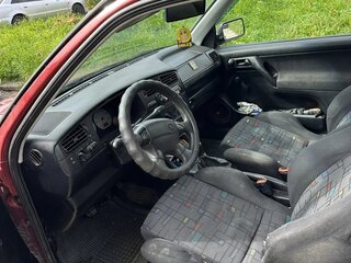 1997 Volkswagen Golf III, красный, 125000 рублей, вид 5