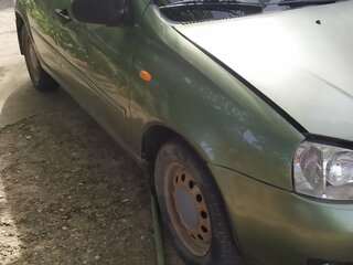 2008 Lada (ВАЗ) Kalina I, зелёный, 450000 рублей, вид 4