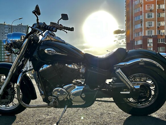 1998 Honda Shadow 400, чёрный, 350000 рублей