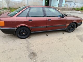 1991 Audi 80 IV (B3), пурпурный, 80000 рублей, вид 3
