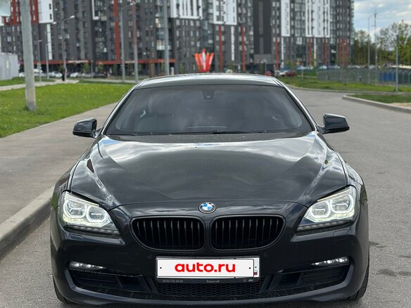 2013 BMW 6 серии Gran Coupe 640i xDrive III (F06/F13/F12), чёрный, 2690000 рублей - вид 1