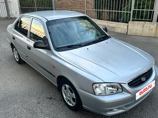2003 Hyundai Accent ТагАЗ II, серебристый, 360000 рублей, вид 3