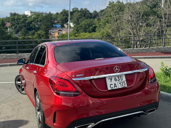 2019 Mercedes-Benz C-Класс 180 IV (W205) Рестайлинг, красный, 2700000 рублей - вид 4