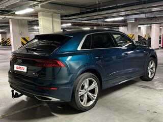 2019 Audi Q8 45 TDI I (4M), синий, 7300000 рублей, вид 5
