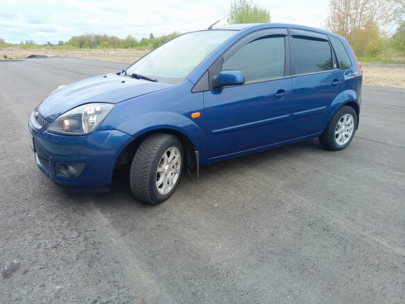 2007 Ford Fiesta Mk5, синий, 550000 рублей