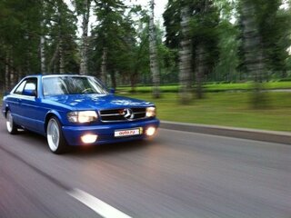 1990 Mercedes-Benz S-Класс 560 II (W126) Рестайлинг, голубой, 2900000 рублей, вид 2