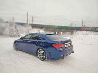 2014 Toyota Mark X II Рестайлинг, синий, 1820000 рублей, вид 2