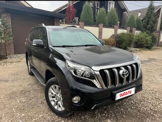 2014 Toyota Land Cruiser Prado 150 Series Рестайлинг 1, чёрный, 3400000 рублей, вид 4