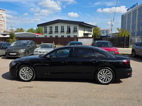 2019 Audi A8 Long 60 TFSI IV (D5), чёрный, 7300000 рублей, вид 4