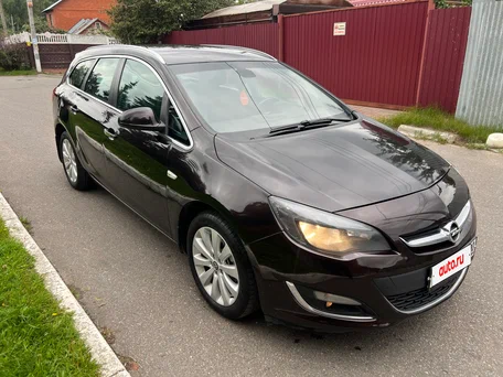 2014 Opel Astra J Рестайлинг, коричневый, 735000 рублей, вид 2