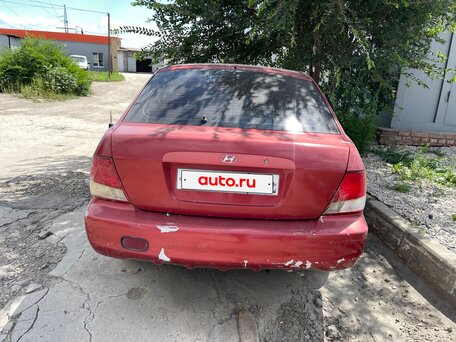 2000 Hyundai Accent II, красный, 145000 рублей, вид 5