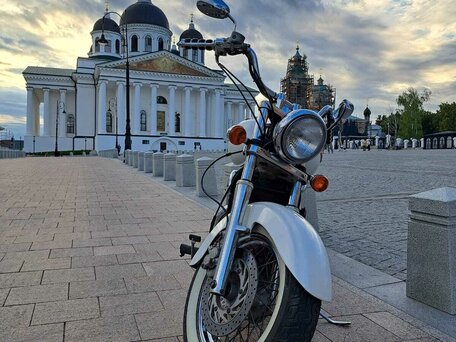 1996 Kawasaki VN400 Vulcan, белый, 280000 рублей, вид 4