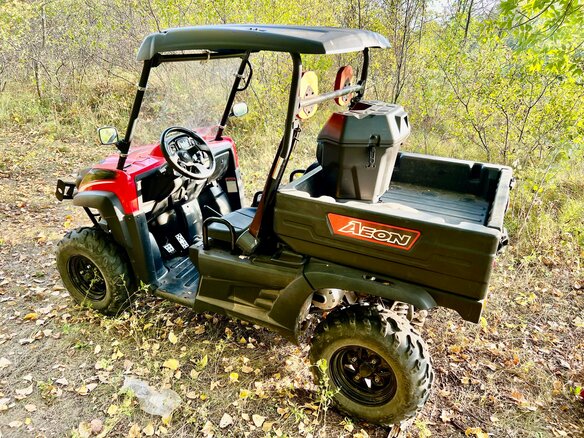 2008 Aeon SXS Cube 350 4WD, красный, 550000 рублей - вид 4