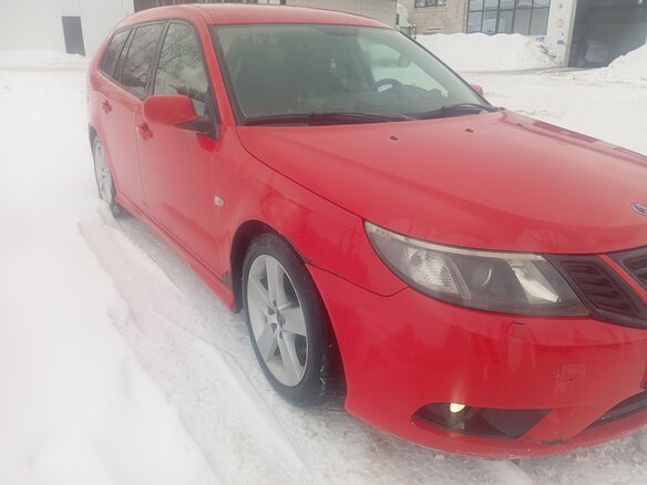 2008 Saab 9-3 II Рестайлинг, красный, 859000 рублей - вид 12