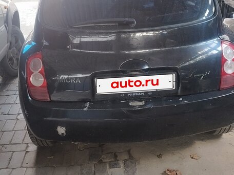 2004 Nissan Micra III (K12), чёрный, 330000 рублей, вид 2