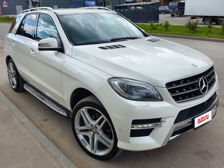 2013 Mercedes-Benz M-Класс 350 CDI III (W166), белый, 2800000 рублей, вид 1