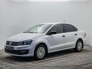2016 Volkswagen Polo V Рестайлинг, белый, 638000 рублей, вид 1
