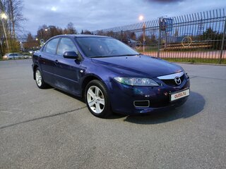 2006 Mazda 6 I (GG) Рестайлинг, синий, 330000 рублей, вид 3