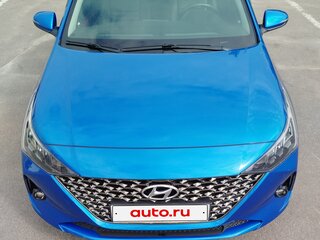 2020 Hyundai Solaris II Рестайлинг, синий, 1950000 рублей, вид 3