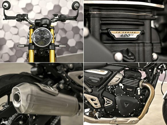 2024 Triumph Speed 400, чёрный, 697000 рублей - вид 9