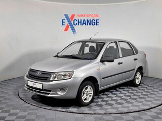 2013 Lada (ВАЗ) Granta I, серебристый, 204000 рублей, вид 1