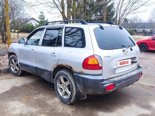 2001 Hyundai Santa Fe I, серебристый, 250000 рублей, вид 3