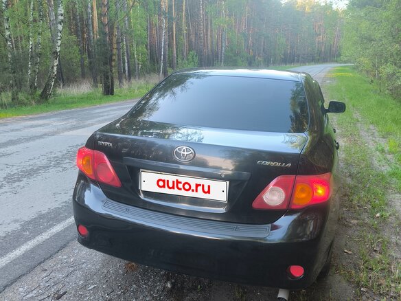 2007 Toyota Corolla X (E140, E150), чёрный, 750000 рублей - вид 4
