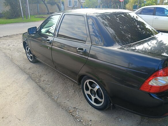 2012 Lada (ВАЗ) Priora I, чёрный, 430000 рублей - вид 8