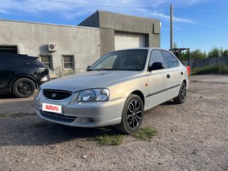 2008 Hyundai Accent ТагАЗ II, серебристый, 470000 рублей, вид 1