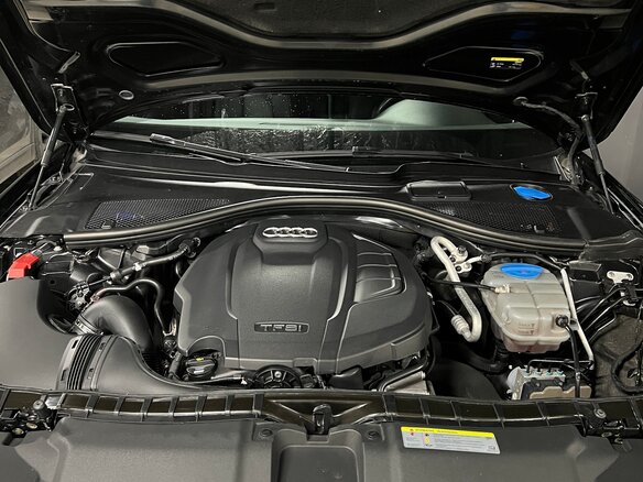2018 Audi A6 IV (C7) Рестайлинг, чёрный - вид 12