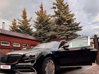 2017 Mercedes-Benz Maybach S-Класс 500 I (X222), чёрный, 7600000 рублей, вид 1
