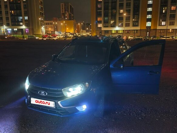 2022 Lada (ВАЗ) Granta I Рестайлинг, синий, 720000 рублей - вид 4