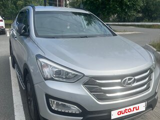 2013 Hyundai Santa Fe III, серебристый, 1750000 рублей, вид 1