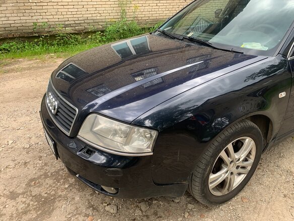 2003 Audi A6 II (C5) Рестайлинг, синий, 460000 рублей - вид 9