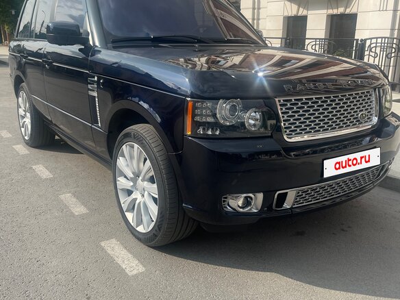 2009 Land Rover Range Rover III Рестайлинг 2, синий, 1850000 рублей - вид 1