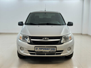 2014 Lada (ВАЗ) Granta I, серебристый, 375000 рублей, вид 2
