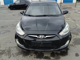 2012 Hyundai Solaris I, чёрный, 674000 рублей, вид 1