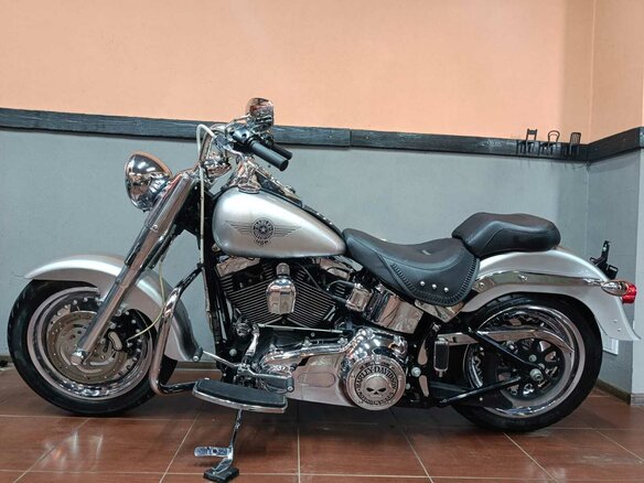 2009 Harley-Davidson Fat Boy, серый, 870000 рублей - вид 19